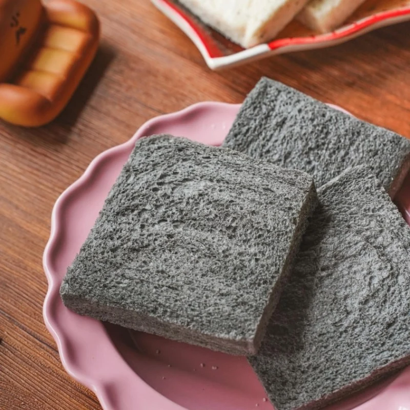 [Self-operated] Chinese Gan Xiao Xian Pure Milk Warm Toast Sliced ​​Endless Breakfast Bread Five Black Grain Flavor 350g Snacks and Snacks