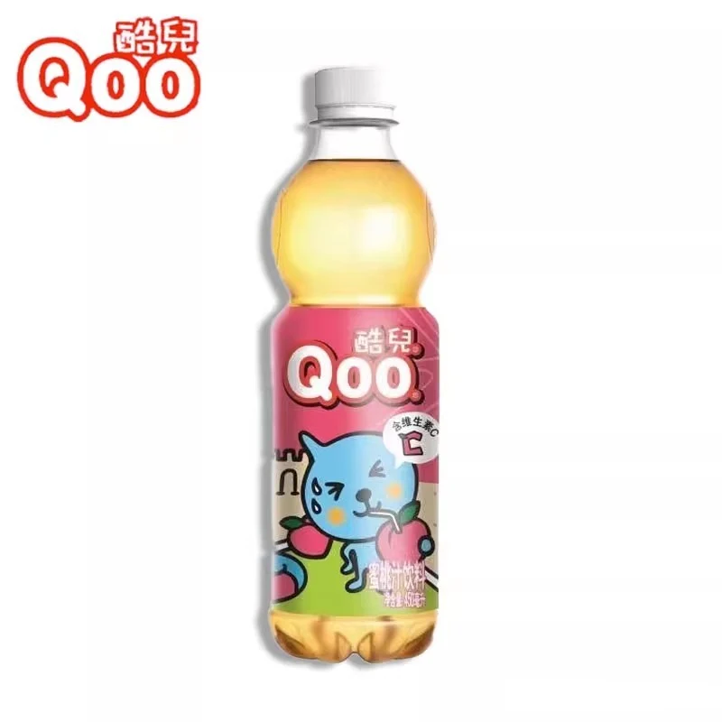 [Self-operated] China Coca-Cola Minute Maid QOO Peach Juice Drink 450ml Juice Drink