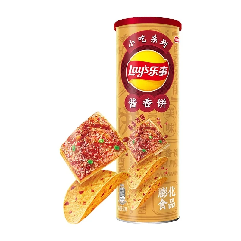[Self-operated] China Pepsi LAY'S snack series sauce flavored potato chips 90g casual snacks puffed food