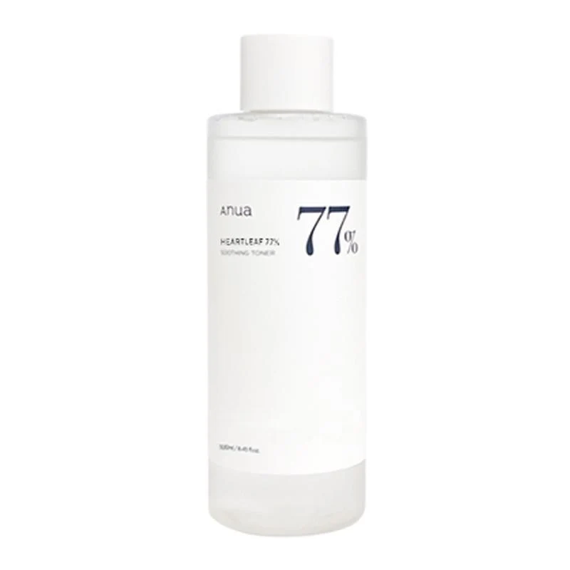 [Self-operated] South Korea ANUA Anyu An Houttuynia 77% Soothing Toner 500ml Weakly acidic wet compress lotion to shrink pores and remove blackheads Gentle calming oil control acne EXO Kim Junmyeon recommends sensitive skin