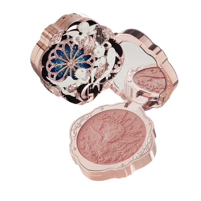 [Self-operated] China Flower Knows Flower Knows Little Angel Series Milk Cake Blush Cream #04 Rose Ash Gray Powder Milk Tea Color 6g Expanding atmosphere concealer brightens skin tone easy to color lasting color modify contour