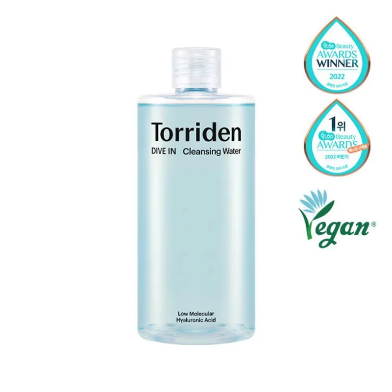 [Self-operated] South Korea TORRIDEN Tao Ruidan makeup remover small molecule hyaluronic acid cleansing water 400ml hyaluronic acid hyaluronic acid makeup remover eye lip gentle cleansing