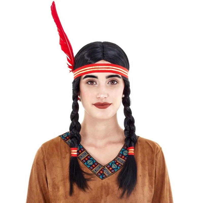 Perücke Indianer Miwok