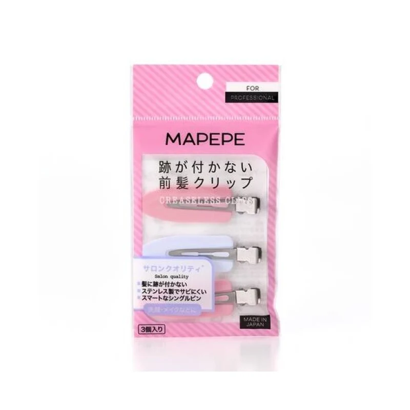[Self-operated] Japan ROSY ROSA MAPEPE AKB seamless hairpin bangs hairpin headdress pink 2 pieces + white 1 piece 3 pieces