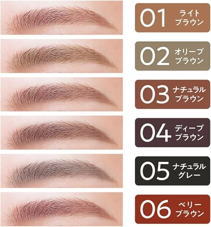 [Self-operated] Japanese CEZANNE 0.9mm ultra-fine core rotating non-sharpening eyebrow pencil 1 piece #03 natural brown 0.02g