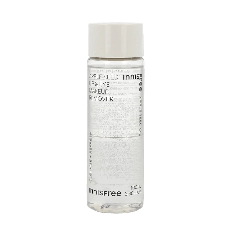 [Self-operated] Korean INNISFREE Innisfree Apple Seed Gentle Eye and Lip Makeup Remover 100ml Cleansing Moisturizing Makeup Remover Oil Control Soothing Gentle Makeup Remover Sensitive Skin Available