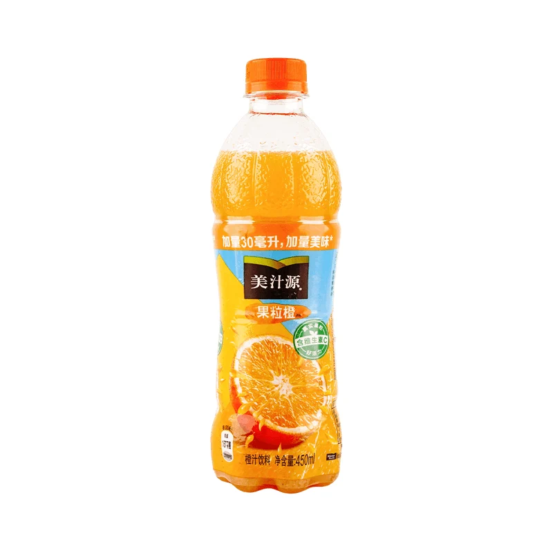 【Self-operated】American Coca-Cola Minute Maid Orange Juice 450ml Juice Drink