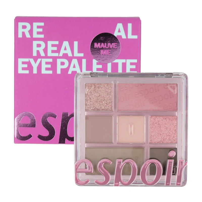 [Self-operated] Korean ESPOIR Espoir seven-color eyeshadow palette multi-function palette #04 MAUVE ME taro powder purple palette 7.4g blush contour highlight all-in-one palette
