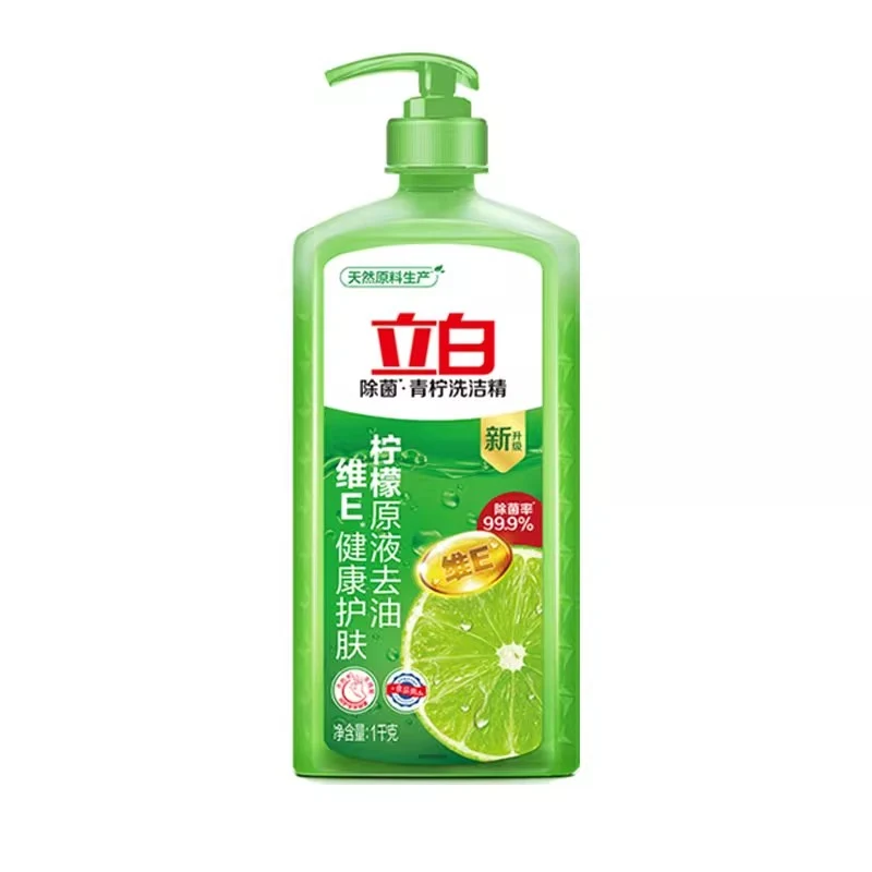 [Self-operated] China Libai Green Lemon Detergent Detergent 1kg Fruit and vegetable washing tableware washing detergent does not hurt your hands