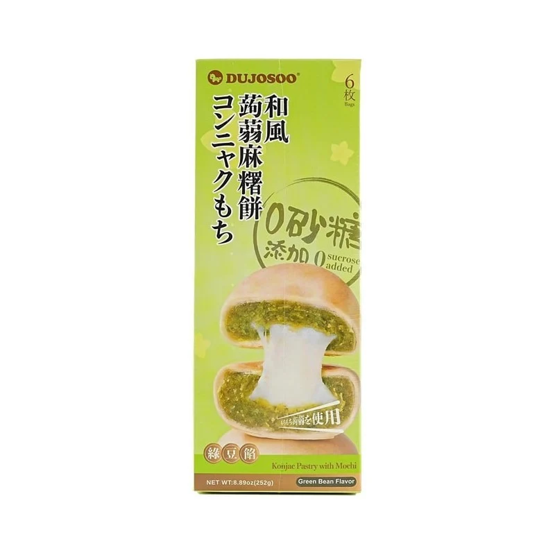 [Self-operated] Japanese TAKTU Japanese style konjac potato cakes with mung bean filling 42g*6 pieces 0 added white sugar nutritious breakfast bread