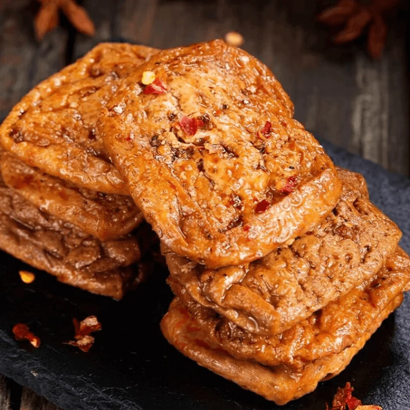 [Self-operated] China Super Friends flavored tofu with sauce, dried tofu and bean curd, fragrant stewed flavor 120g, a mouthful of juice, hand-ground old tofu, office snack, vegetarian marinated spicy dried tofu, specialty snack