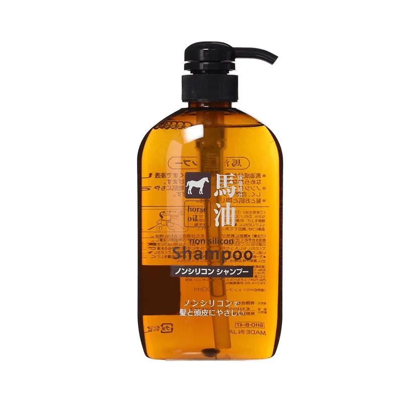 [Self-operated] Japan KUMANOYUSHI Kumano Oil Horse Oil Natural Silicone-free Shampoo 600ml Nourishes the scalp and is refreshing and not greasy
