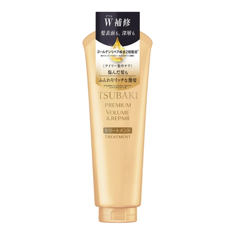 [Self-operated] Japan SHISEIDO Shiseido TSUBAKI Sibeiqi rich repair moisturizing hair care milk hair mask 180g Jinchun conditioner damaged repair fluffy and silky
