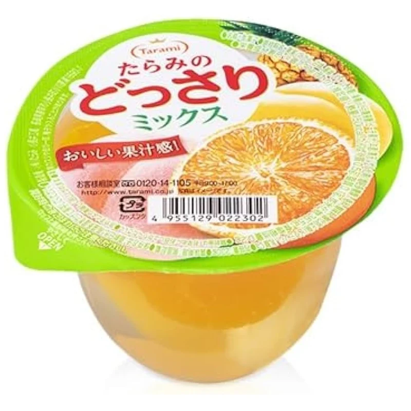 [Self-operated] Japanese Tarami Tara honey jelly mixed fruit flavor 230g pudding jelly snacks