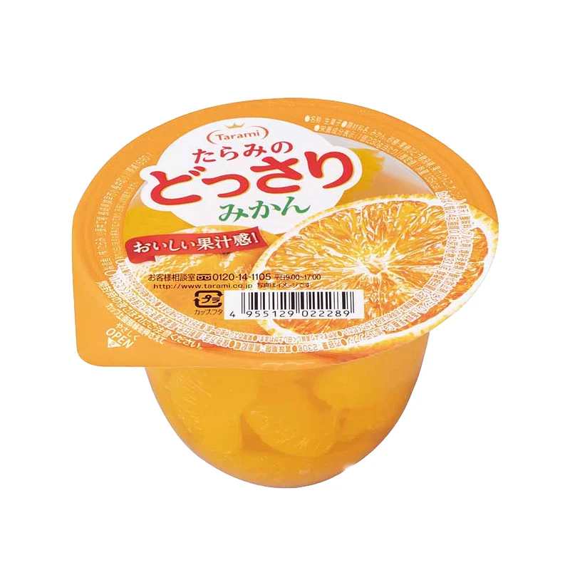 [Self-operated] Japanese Tarami Tara honey jelly orange flavor 230g pudding jelly snacks