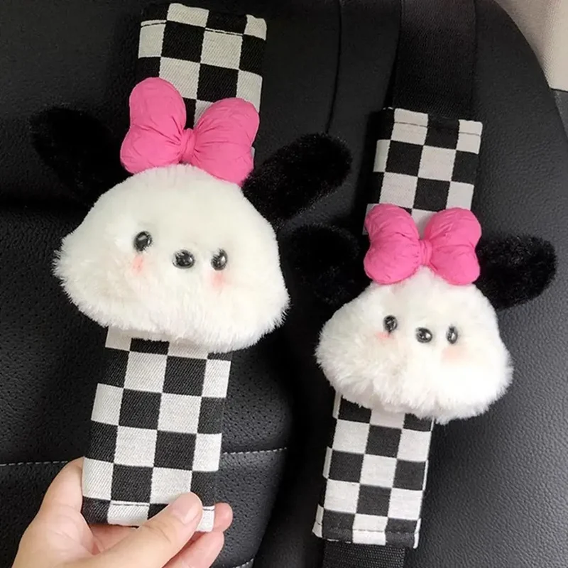 [US warehouse] Cute car seat belt cover Kawaii puppy car seat belt shoulder pad decoration couple car accessories home decoration