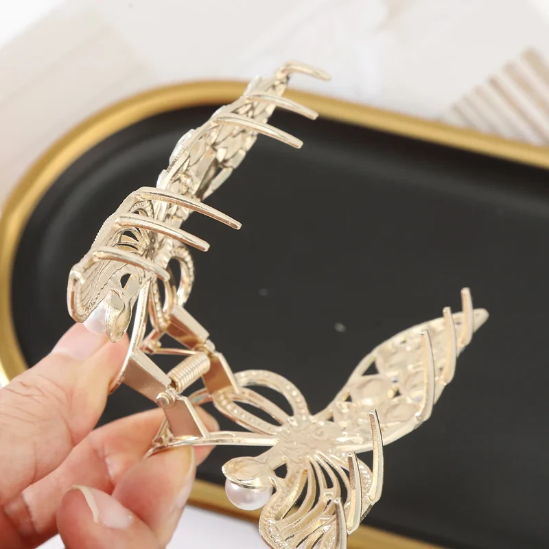 [US warehouse] Rhinestone luxury hairpins for women shiny colorful temperament hairpins hairpins girls pearl tassel chain hairpin accessories