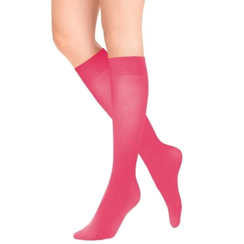 Fuchsia Kniestrümpfe
