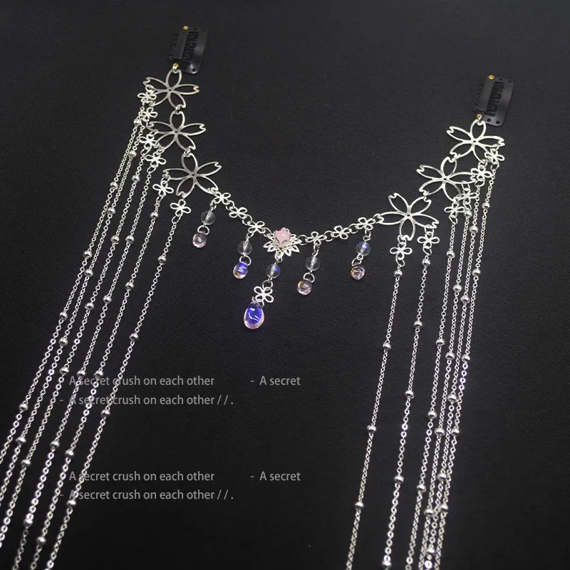[US warehouse] crystal forehead dance eyebrow pendant headdress crystal forehead chain water drop hair ornament head chain Bohemian headdress