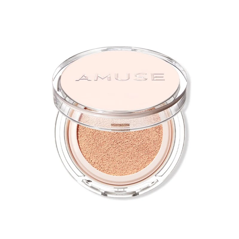 [Self-operated date October 25, live broadcast room buy one get one free] Korean AMUSE rice powder box moisturizing concealer air cushion #10 NUDE TUNE nude soft bare face sunscreen long-lasting isolation oil control