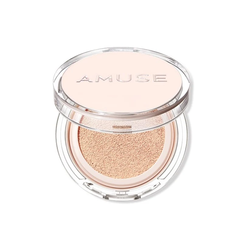 [Self-operated date October 25, live broadcast room buy one get one free] Korean AMUSE rice powder box moisturizing concealer air cushion #10 FAIR TUNE white color soft bare face sunscreen long-lasting isolation oil control
