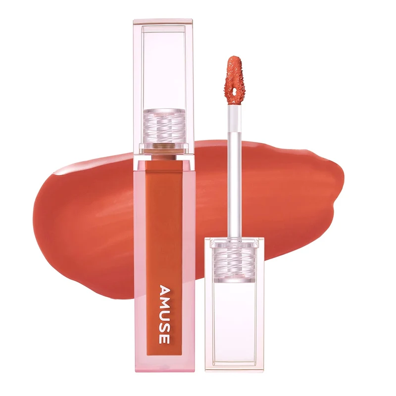 [Self-operated] Korean AMUSE Dewy Glossy Lip Glaze #10 ACHIM FIG Fig Nude Morning Fig 4g Zhang Yuanying's second generation 35% high moisture mirror water light natural three-dimensional easy to color not easy to fade moisturizing long-lasting