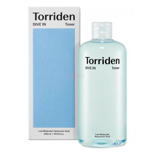 [Self-operated] South Korea TORRIDEN DIVE-IN Low Molecular Hyaluronic Acid Toner 300ml Low pH Vegan Skin Care
