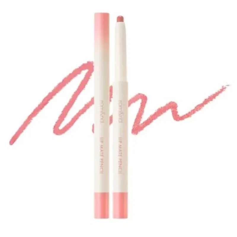[Self-operated] Korean ROMAND lip liner #02 Dovey Pink Strawberry Velvet Matte Mousse Liner Pencil for natural lip plumping