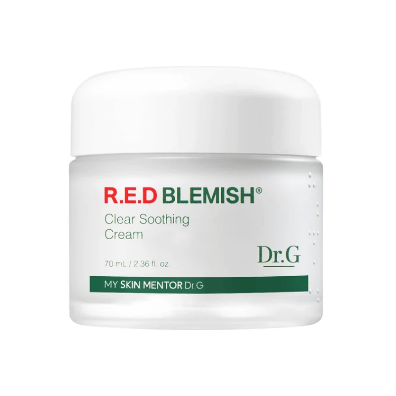 [Self-operated] Dr.G RED Soothing Repair Moisturizing Essence Cream 70ml Centella asiatica jelly cream lightens spots and acne-removing gel sleeping mask for sensitive skin and acne-prone skin. It is recommended on the list of seasonal savior