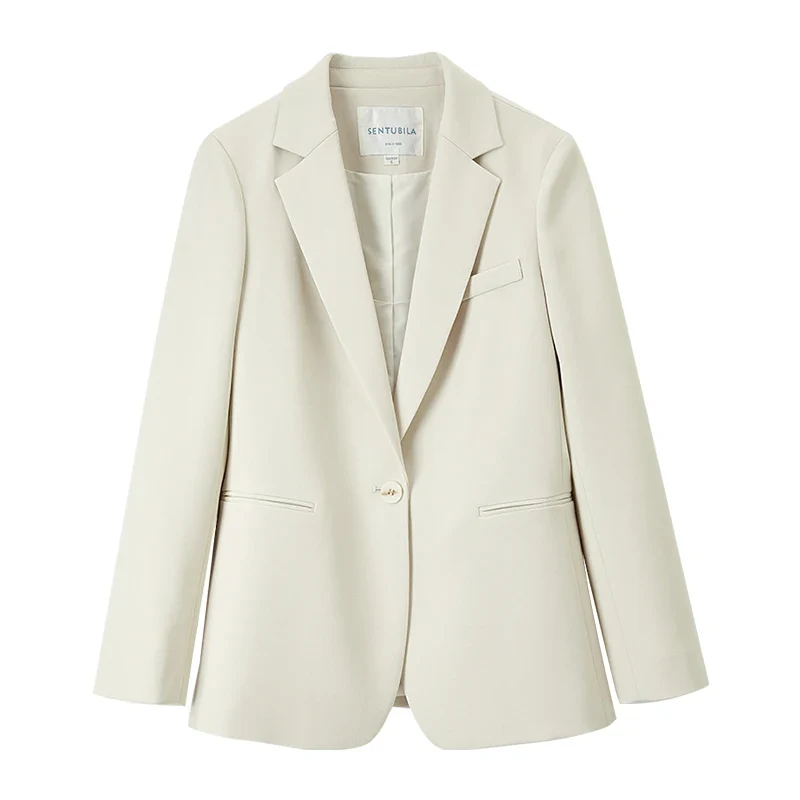 [US warehouse] SENTUBILA elegant and fashionable office ladies work business suit jacket