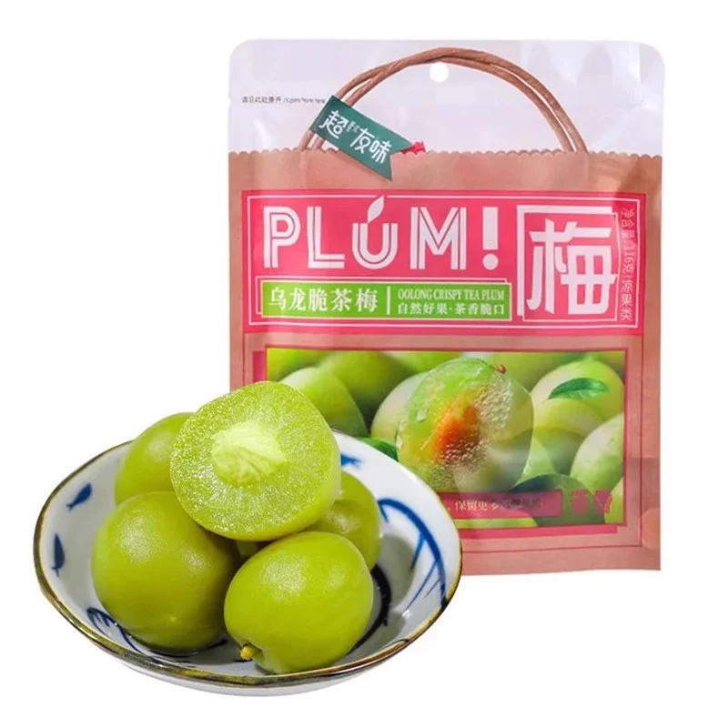 [Self-operated] China Super Friends Oolong Crisp Tea Plum Crisp Plum 116g Green Mouth Plum Preserved Green Plum Crisp Plum Plum Craving Nostalgic Snack