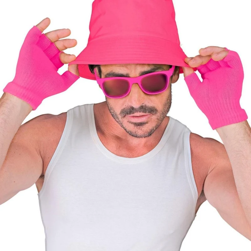 Fäustlinge Neonrosa