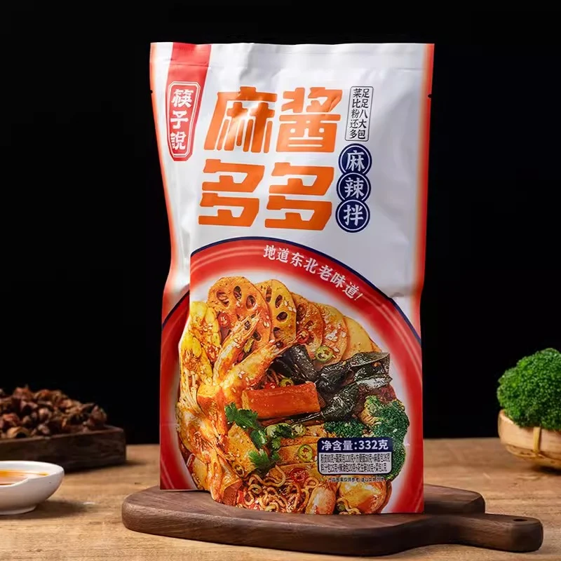 [Self-operated] China KUAIZISHUO Chopsticks said spicy mixed sesame sauce 332g authentic Northeastern flavor instant sweet potato noodles spicy hot pot