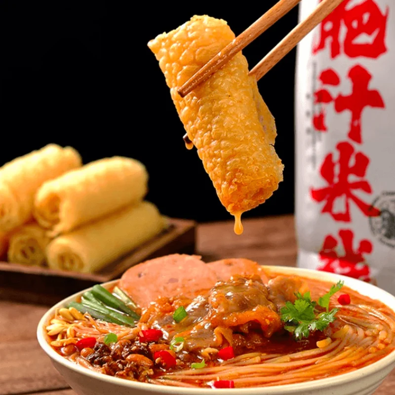 [Self-operated] China KUAIZISHUO Chopsticks said Hong Kong fat sauce rice noodles instant rice noodles 325g with crispy bell rolls instant rice noodles vermicelli fat sauce rice noodles rice noodles