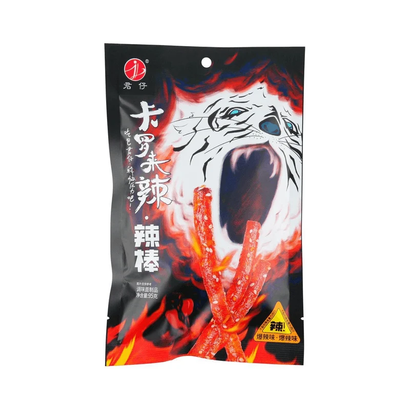 [Self-operated] China Junzai Carolai spicy spicy sticks 95g spicy sticks casual tofu food spicy tofu snacks