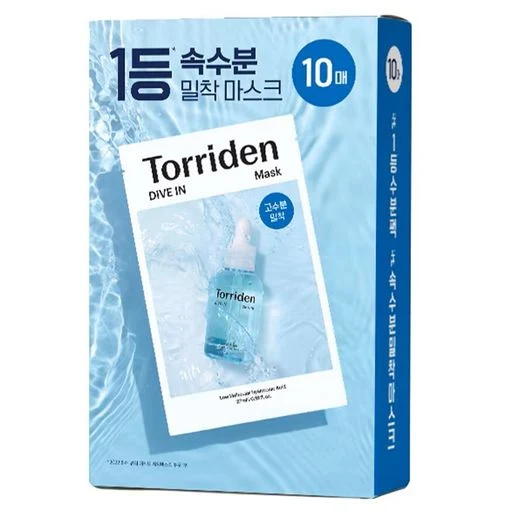 [Self-operated] South Korea TORRIDEN Tao Ruidan low molecular hyaluronic acid moisturizing mask 27ml 10 pieces hydrating, soothing, calming and resolving annual beauty award mask category NO.2