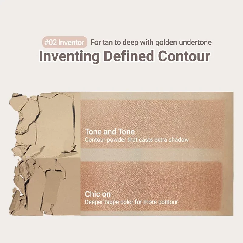 [Self-operated] Korean ETUDE HOUSE Etude House (Etude House) Matte Contouring Palette Shadow Nose Profile #02 Inventor 10g Three-dimensional Nose Profile Hairline Cover Tear Groove Nasal Folding