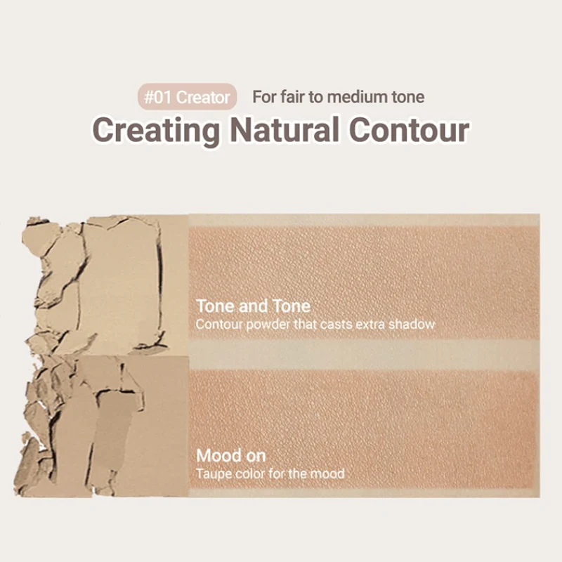 [Self-operated] ETUDE HOUSE (Etude House) Matte Contouring Palette Shadow Nose Profile #01 CREATOR 10g Three-dimensional Nose Profile Hairline Cover Tear Groove Nasal Folding