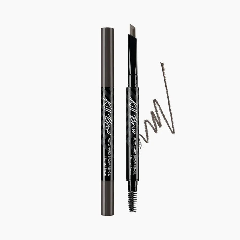 [Self-operated] Korean CLIO Kill Brow Double-headed Automatic Eyebrow Pencil #01 Natural Brown 0.31g Long-lasting makeup, anti-smudge, natural three-dimensional color, waterproof, non-smudge, natural