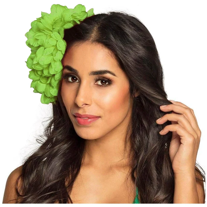 Clip-Blume Hawaii grün