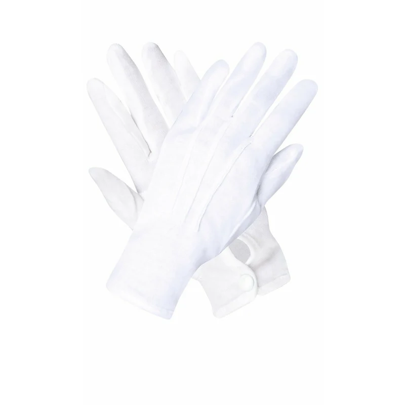 Weiße kurze Handschuhe