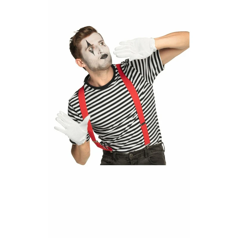 Weiße kurze Handschuhe