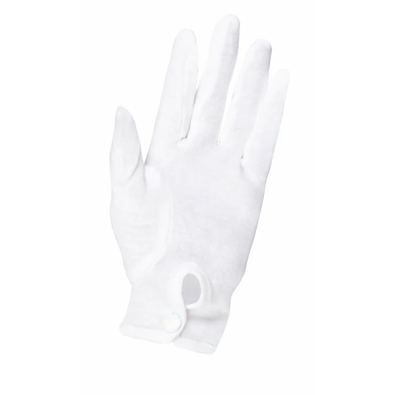 Weiße kurze Handschuhe