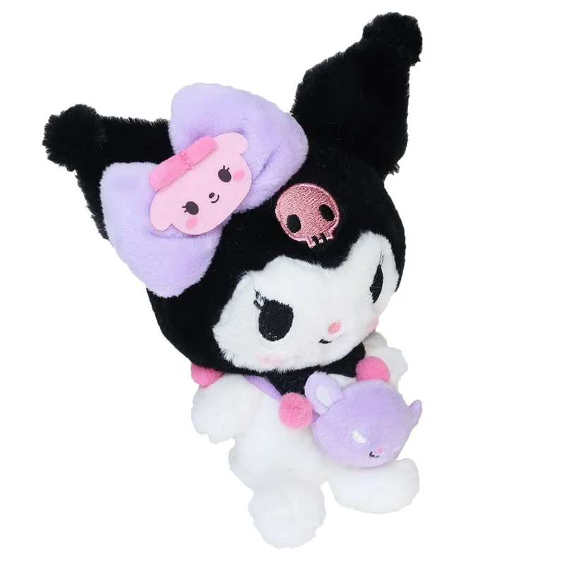 [Self-operated] Japanese Sanrio mascot car bag bag charm keychain Kuromi purple bow style 1 pack