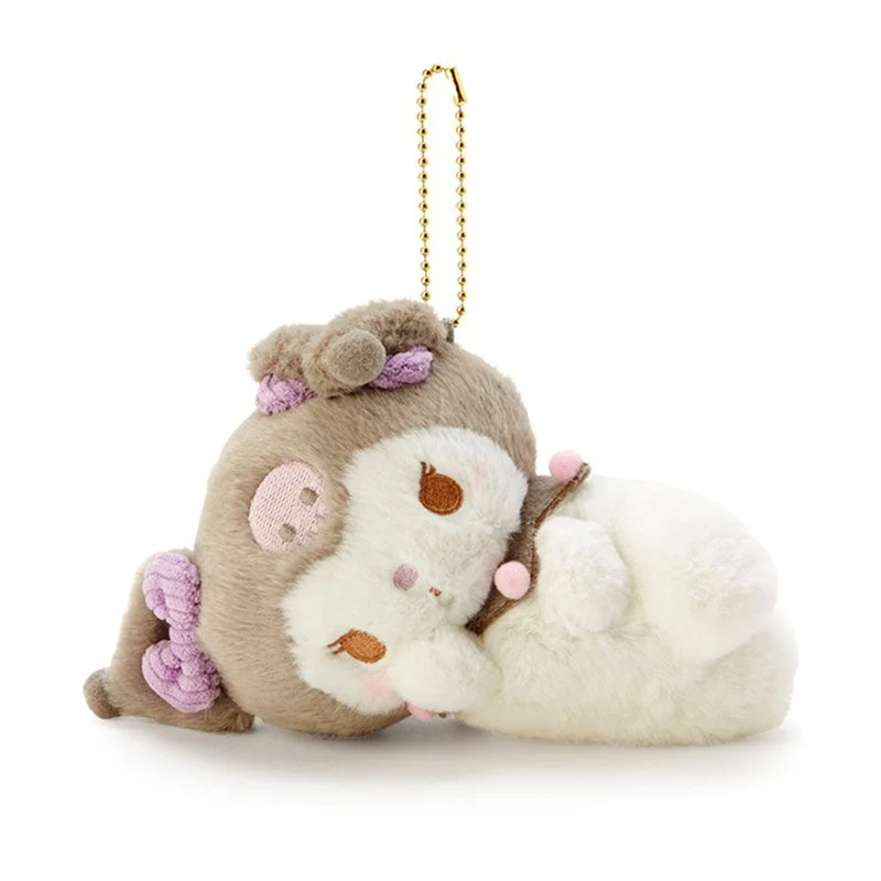[Self-operated] Japanese Sanrio mascot car bag bag pendant keychain gray Kuromi style 1 pack