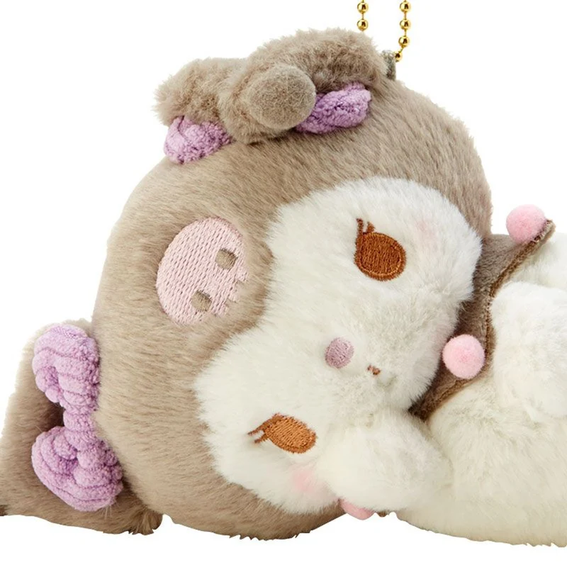 [Self-operated] Japanese Sanrio mascot car bag bag pendant keychain gray Kuromi style 1 pack