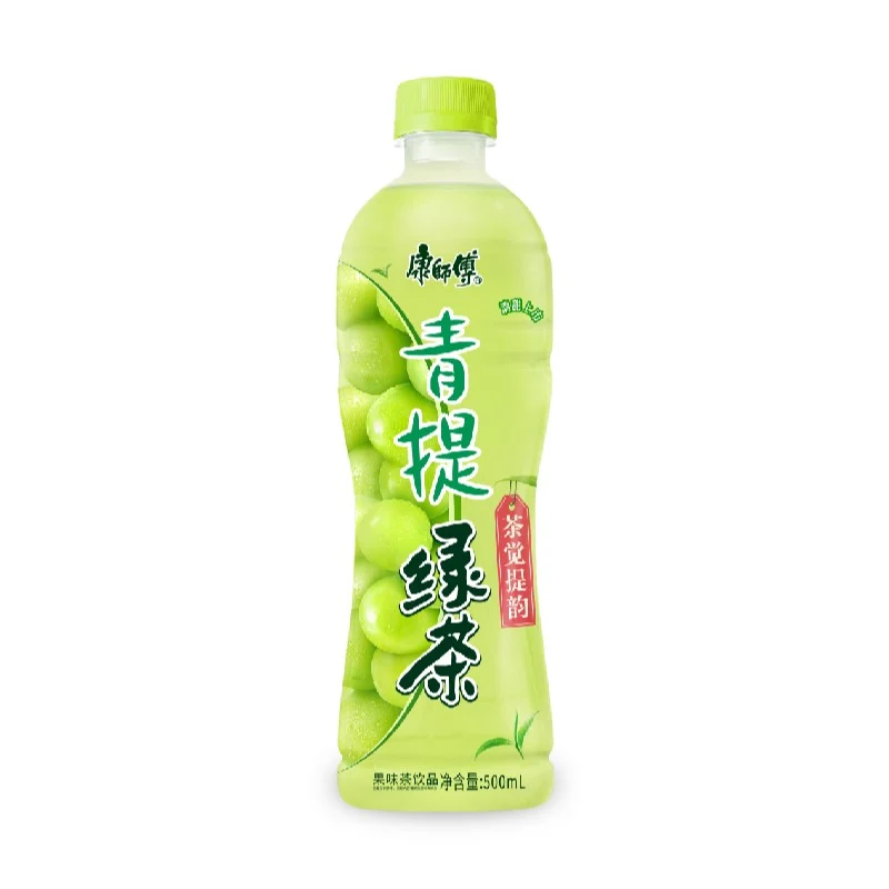 [Self-operated] China MASTER KONG Qingti Green Tea 500ml Fragrant, sweet, refreshing and nourishing fruit tea drink