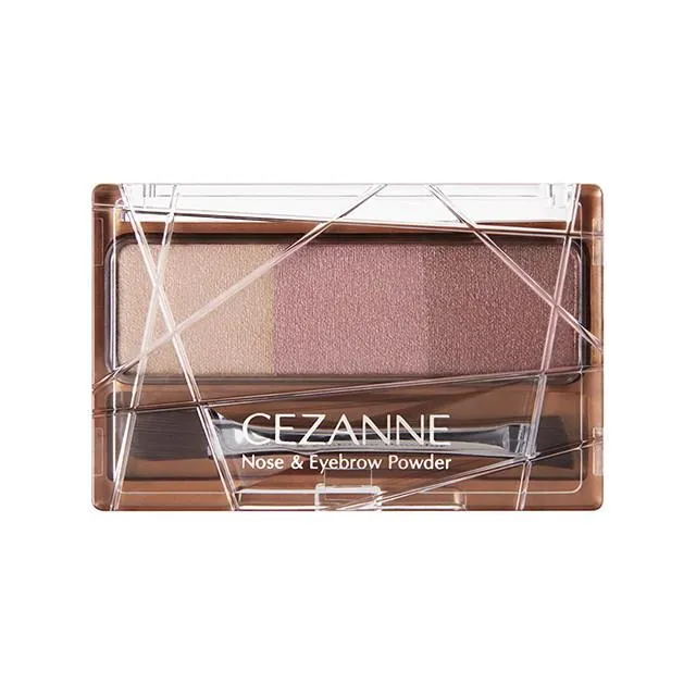 [Self-operated] Japanese CEZANNE three-color multi-functional three-dimensional eyebrow powder #04 lavender palette 3g nose shadow color long-lasting non-smudge shadow repair palette