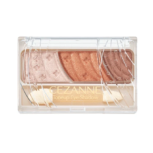 [Self-operated] Japanese CEZANNE three-color silky eyeshadow #09 brick brown, contouring eye contours, easy coloring, natural three-dimensional brightening of skin tone