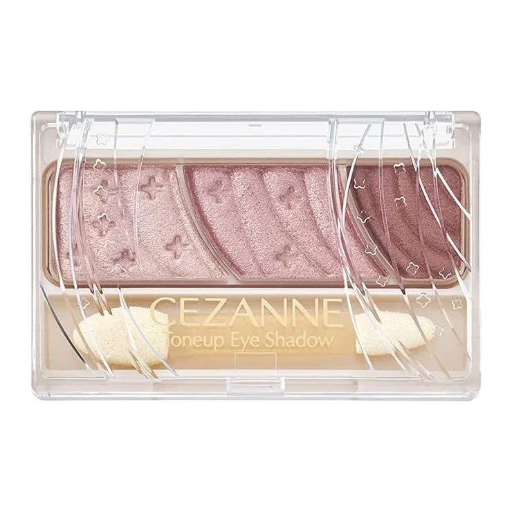 [Self-operated] Japanese CEZANNE three-color silky eye shadow #10 berry brown, contouring eye contour, easy to color, naturally three-dimensional brightening skin tone